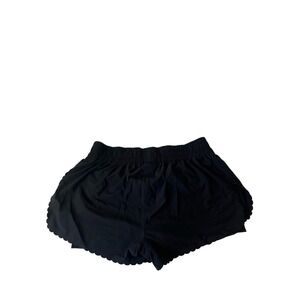 Victoria Sport Women's Medium Double Layer Athletic Running Shorts Black Sporty